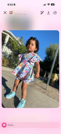 Image 3 of Customer orden dress  Natalie dress lisa frank and Winnie pooh 