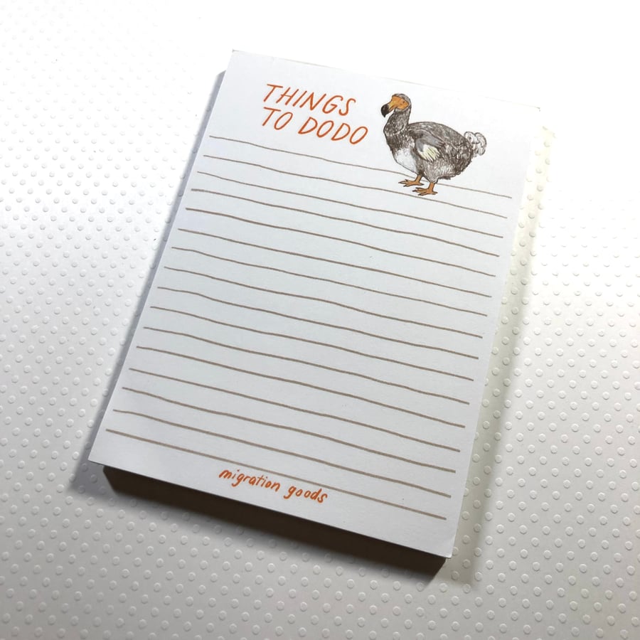 Image of TO DODO notepad