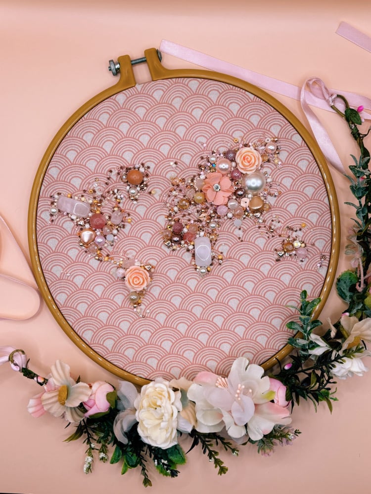 Image of Sweet Peach Map Hoop