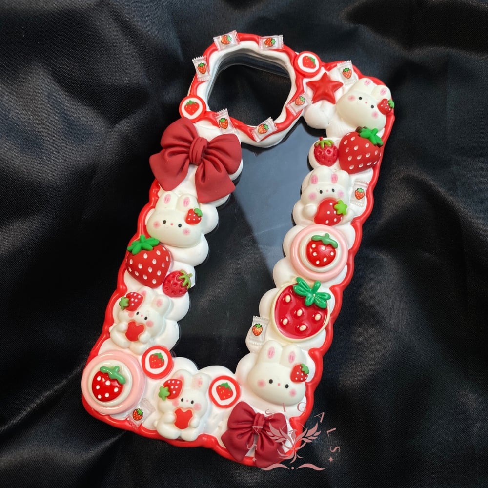 Image of Cute Bunny Decoden Phone Case For All Brand 
