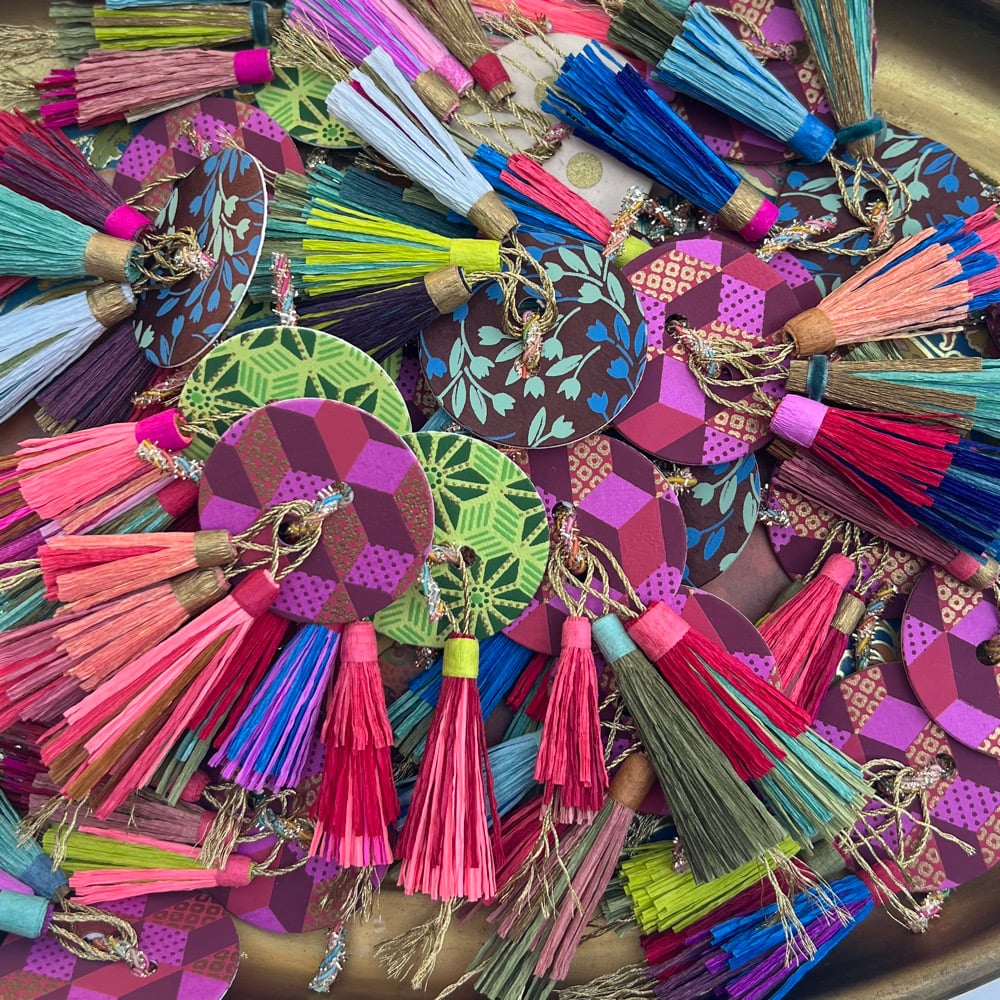 Image of Paper tassels 