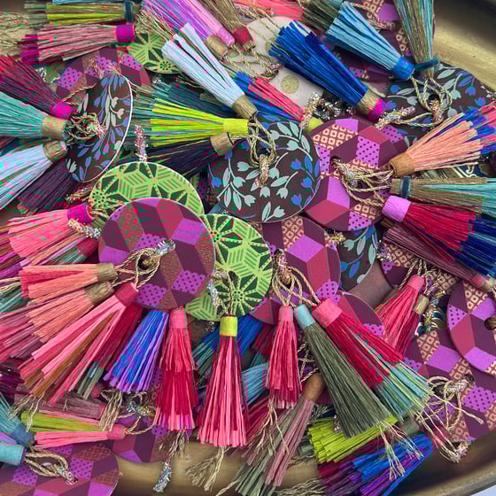 Image of Paper tassels 