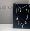Messika 18 gold plated silver set