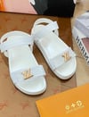 LV inspired sandals 