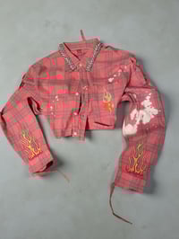 Image 1 of R CRystal FLAME Flannel 