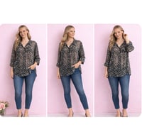 Image 2 of 1X Notations woman Sheer Top #693*8 (Gently Used)