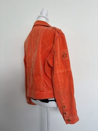Image 4 of 00s Orange corduroy denim jacket // M