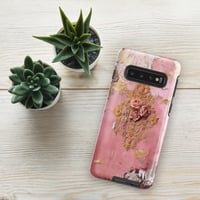 Image 2 of Pastel Pink Tattered Texture Rose Gold Goth Lolita Kawaii Inspired Tough case for Samsung®