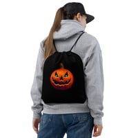 Image 1 of Drawstring bag - Classic Jack O Lantern