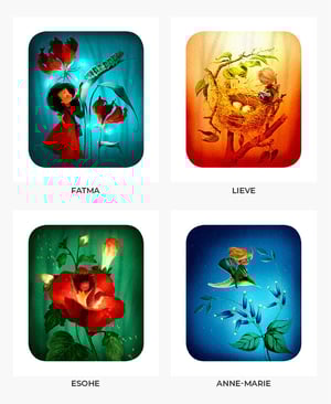 Image of Dappere Meisjes Fine Art Print