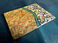 Image 3 of Baltic Amber & Amboyna Burl Segmented Knife Scales