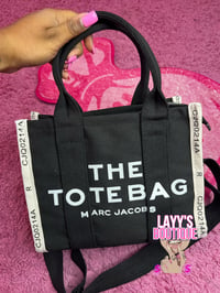 Image 1 of Small Black Tote Bag