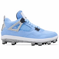 Image 1 of Jordan 4 MCS Baseball Cleat UNC BLUE