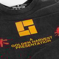 Image 3 of Golden Harvest Washed Premium T-Shirt – HK Movie Unisex Black Cotton Tee
