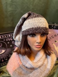 Image 2 of "Snowstorm Chic" Hand-Knit Stocking Cap
