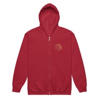 Image 3 of Unisex Heavy Blend Zip Hoodie | Gildan 18600 | Logo Only