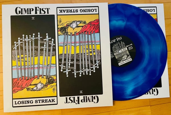 Image of Gimp Fist - Losing Streak translucent blue/magenta Presale