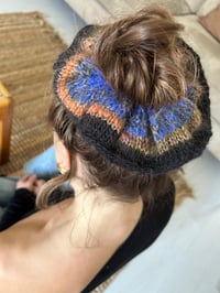 Image 3 of Earthy Knitted Hair Scrunchie 