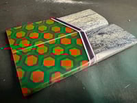 Image 3 of Giraffe Bone & 3D Resin GLOW Segmented Knife Scales