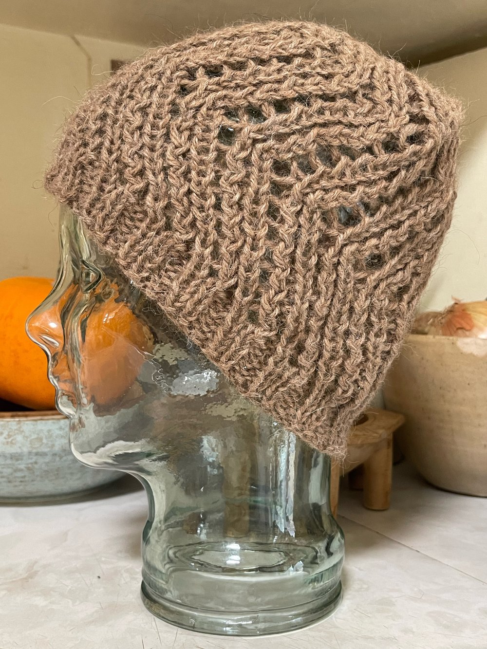 Very Airy Hand Knit Hat