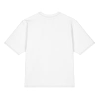 Image 2 of Skull X Oversized Cotton T-shirt