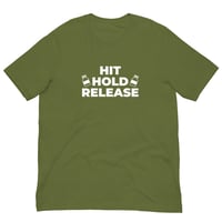 Image 4 of Hit Hold Release T-Shirt