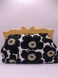 Image 1 of Black Marimekko Clutch