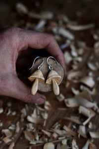Image 2 of Mini-Mushroom earrings 