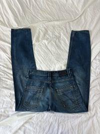 Image 2 of 00s Blue low rise jeans // 36