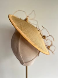 Image 2 of Soft gold saucer headpiece