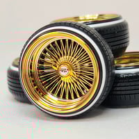 Image 1 of 1:25 17 inch straight lace gold