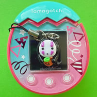 Image 2 of Halloween No Face - Polymer Clay Phone Charm