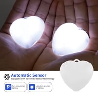 Image 2 of 2Pc Purse Glow Heart Light LED Automatic Sensor Purse Touch Activated  Handbag Night Light 