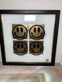 Image 2 of Acid Junkie Gold Rush 4 smiley black frame 