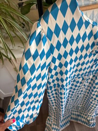 Image 2 of Blue and white dress 