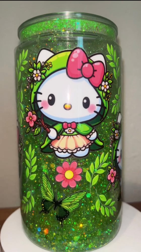 Image of Plasic snowglobe Hello Kitty fairy