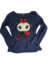 Image 1 of Littlest Pet Shop Ladybug Double-Sided Sweater 🐞⭐♡