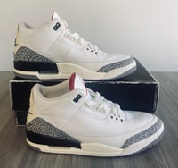 Image 3 of Jordan 3 Retro White Cement Reimagined size 12