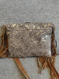 Image 5 of Barca Bag -Gold Tan Leopard style wear as cross body or on waist 