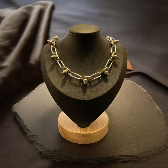 Spiked Tennis Necklace