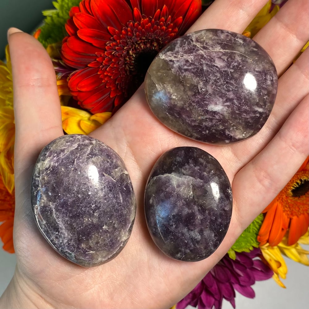 Image of Lepidolite Palmstone