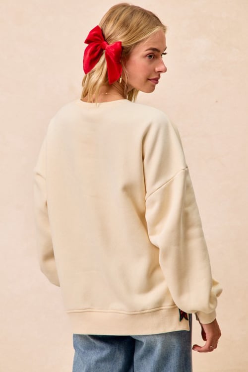 Image of PLAID MERRY SWEATER 