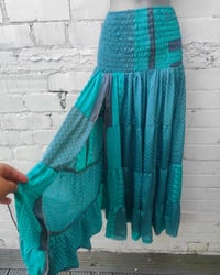 Image 1 of Zara Split Skirt- light turquoise 