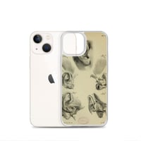 Image 17 of Vintage Book Page Anatomical Illustration Human Ear Clear Case for iPhone®