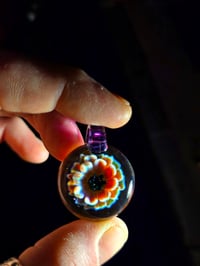 Image 1 of Psychedelic flower pendant....