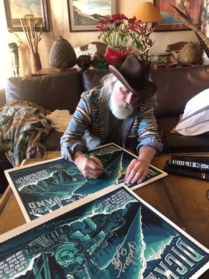 Image of Dickey Betts Signed Tour Poster