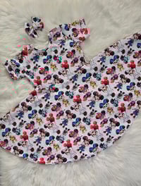 Image 3 of Halloween dress and bow short sleeve 