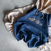 Image 2 of QUIKSILVER TWO-TONE FLAMES HOODIE