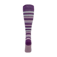 Image 3 of Purple Stripes Fashion Compression Sock