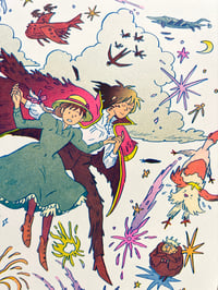 Image 2 of Large Howl's Moving Castle Print